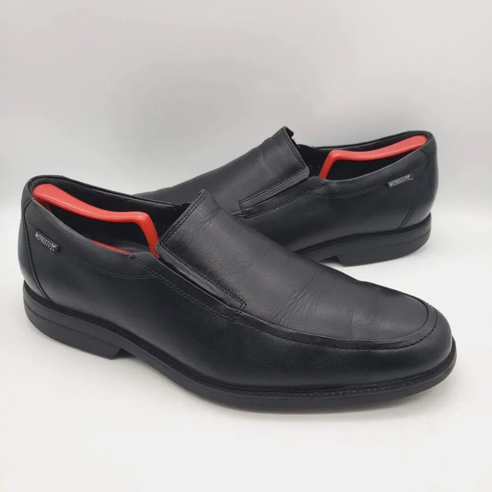 Mephisto Air-Jet Men's Loafers Size 11.5 Slip On Genuine Leather Dress Shoes
